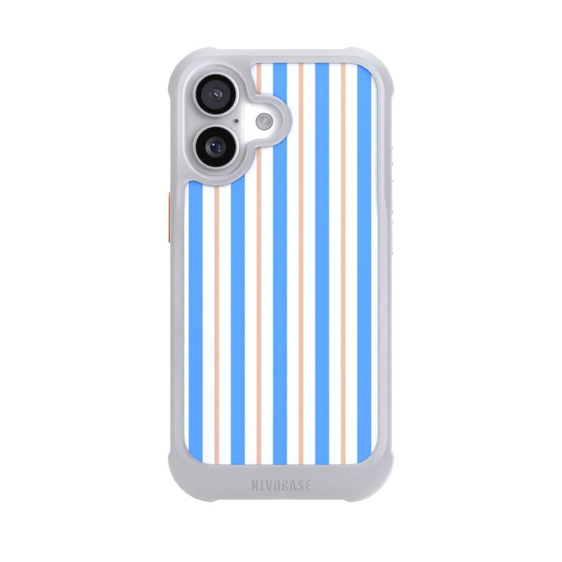 iPhone 17 NIVOmax Streifen Blau Beige