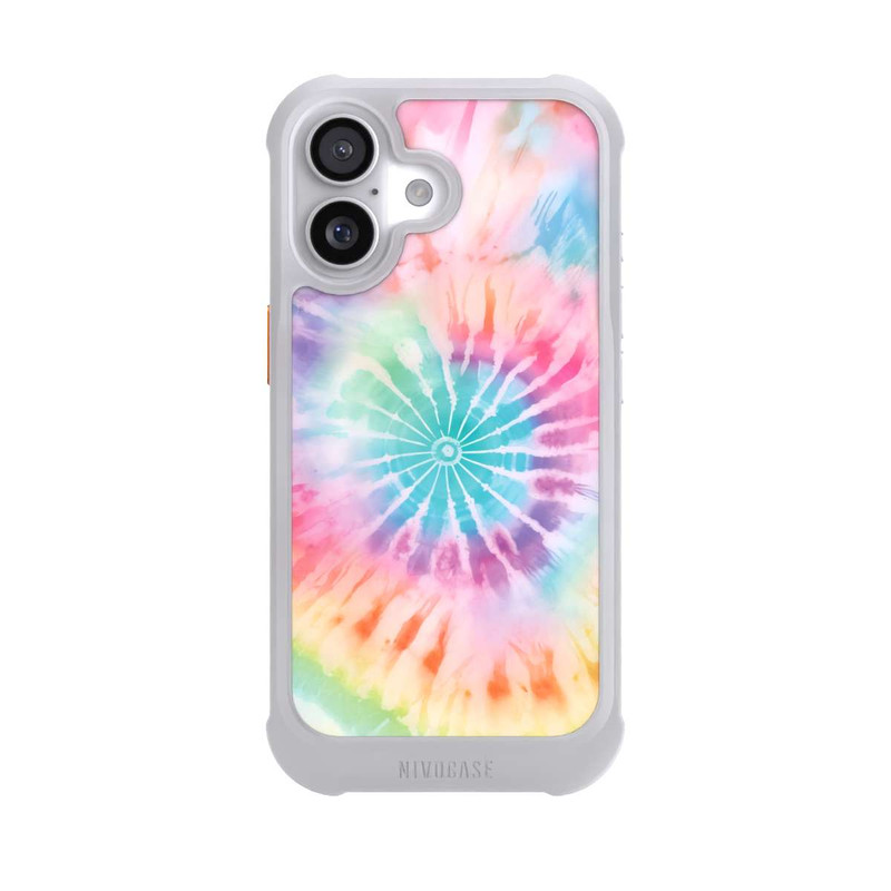 iPhone 17 NIVOmax Rainbow Color Tie Dye 