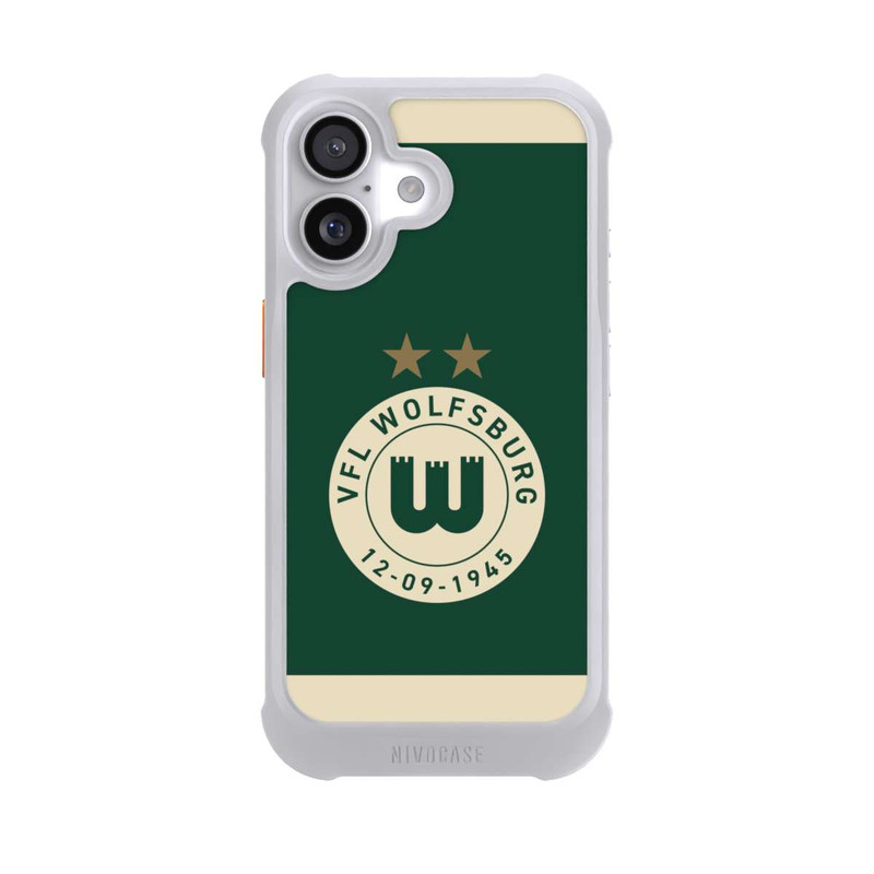 iPhone 17 NIVOmax VfL Wolfsburg 80 Jahre Logo Frauen Streifen