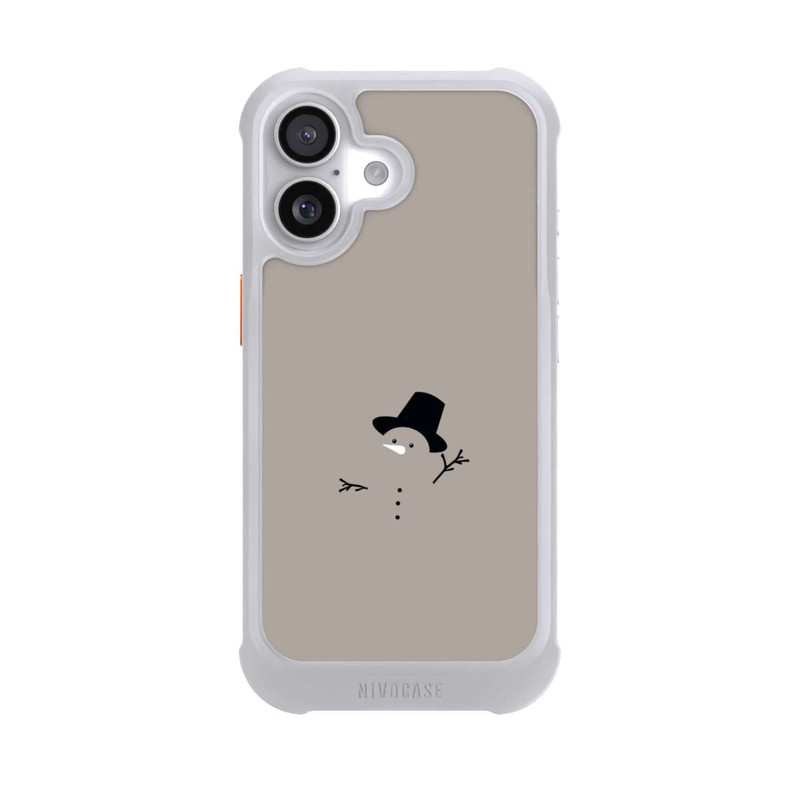 iPhone 17 NIVOmax Minimal Schneemann