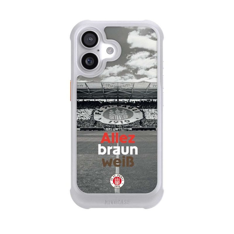 iPhone 17 NIVOmax FC St. Pauli Allez braun weiss