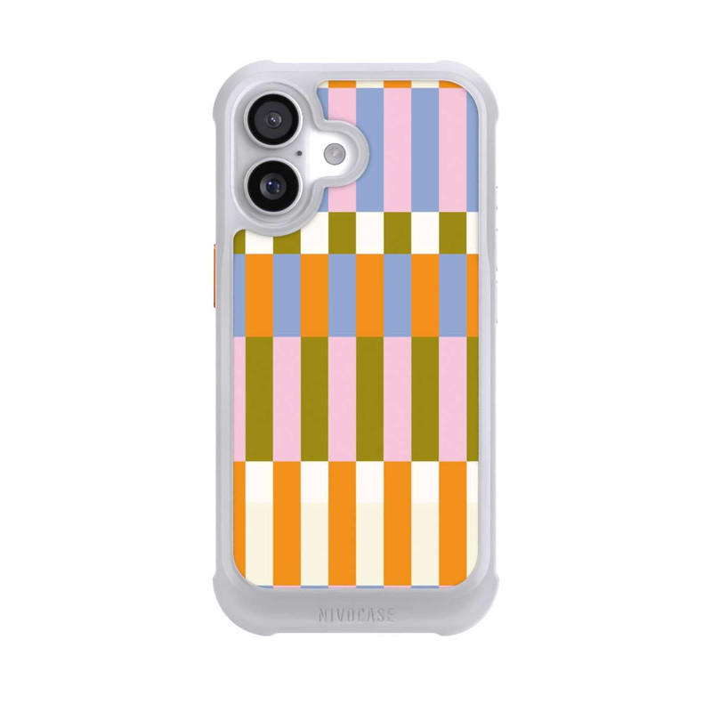 iPhone 17 NIVOmax Thème à Carreaux Colorés et Audacieux
