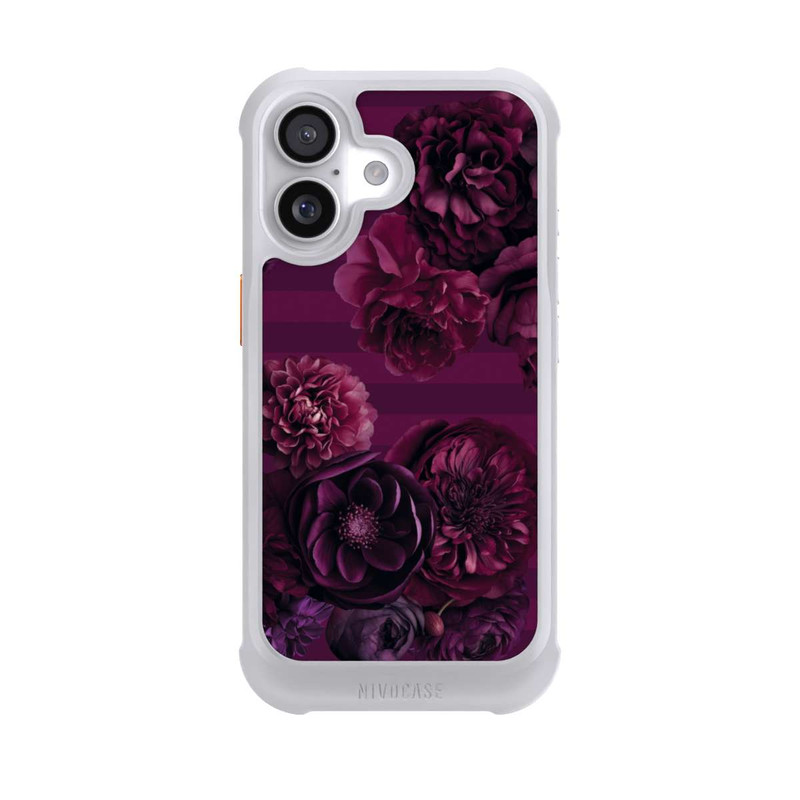 iPhone 17 NIVOmax Majestic Baroque Blossom Dream Burgundy Pink with AI
