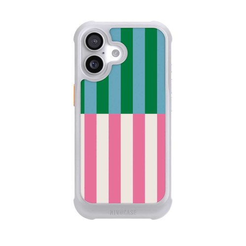  NIVOmax Motif Rayé Vert Rose