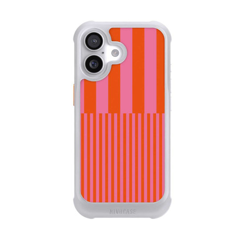  NIVOmax Striped Pattern Pink Red