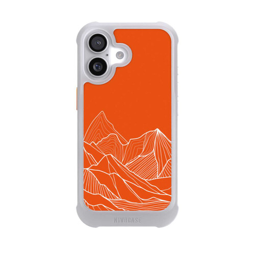  NIVOmax Höhenlinien Berg Orange