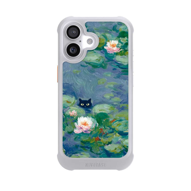 iPhone 17 NIVOmax Chat dans l'Étang Peinture
