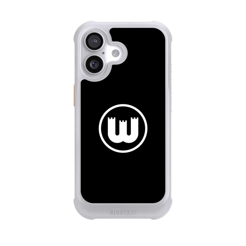 iPhone 17 NIVOmax VfL Wolfsburg Zinnenwappen Schwarz