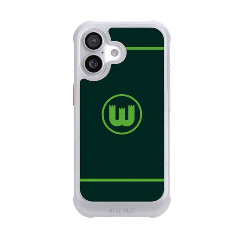 iPhone 17 NIVOmax VfL Wolfsburg Zinnenwappen Linien Grün
