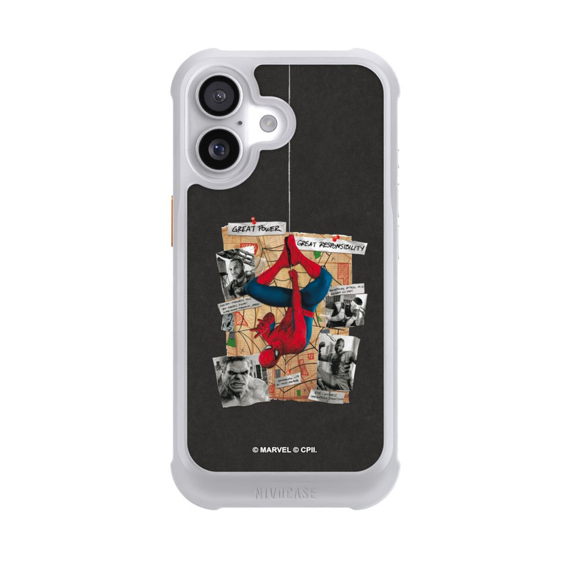 iPhone 17 NIVOmax Spider-Man Tableau d'enquête