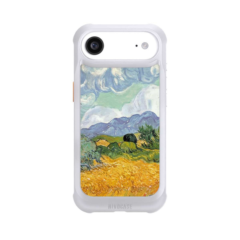 iPhone Air NIVOmax Weizenfeld mit Zypressen