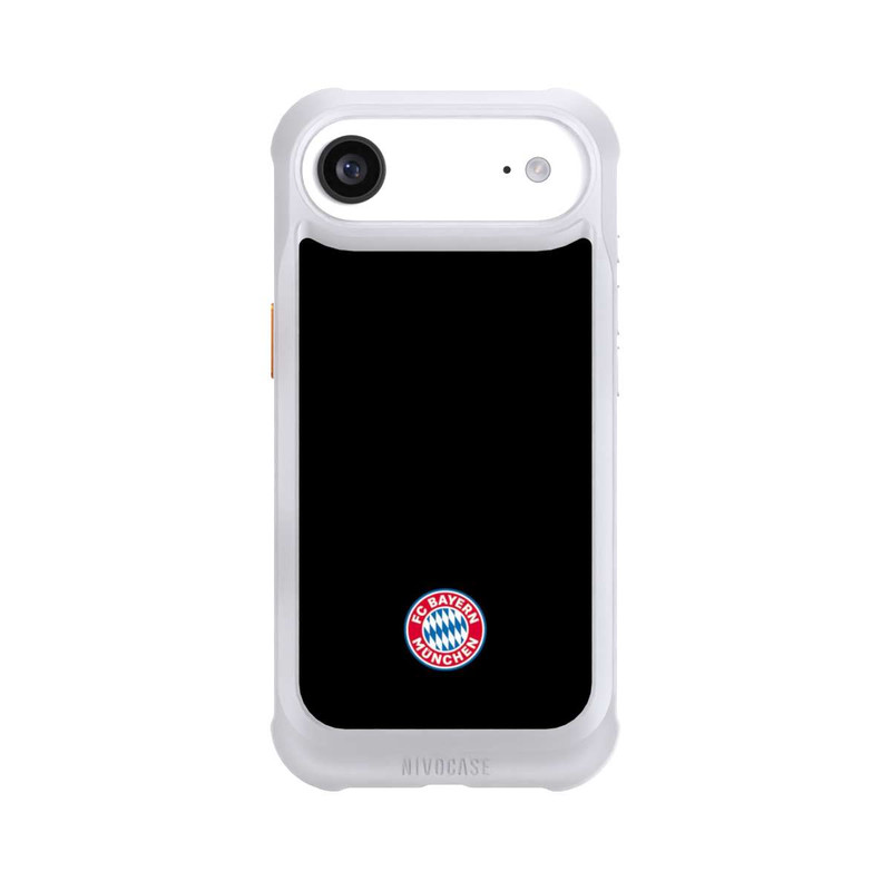 iPhone Air NIVOmax Logo FCB Classique Petit - Coloré sur Fond Noir