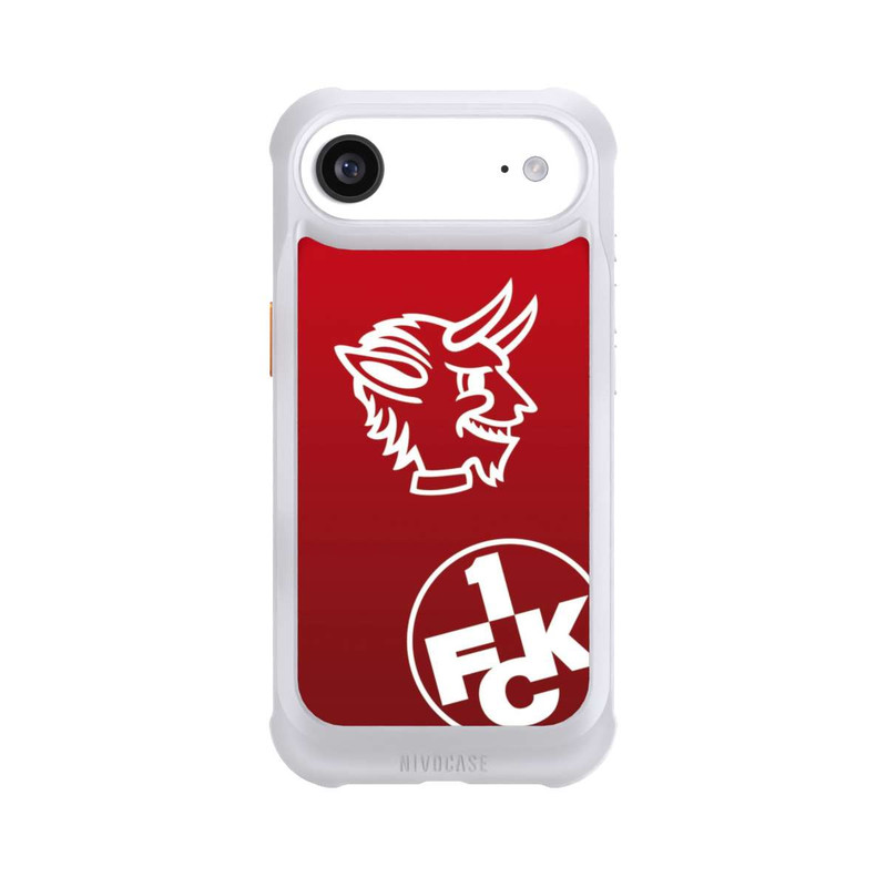 iPhone Air NIVOmax Teufelskopf FCK auf Rot