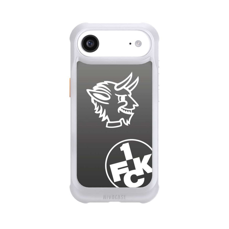 iPhone Air NIVOmax Teufelskopf FCK auf Schwarz