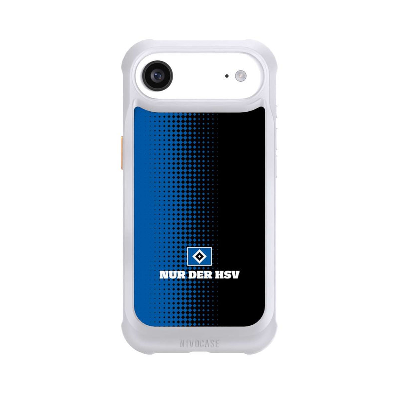 iPhone Air NIVOmax Nur der HSV - Rautenraster Schwarz