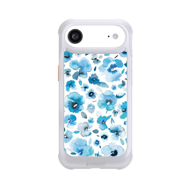 iPhone Air NIVOmax Blue Tropical Flowers