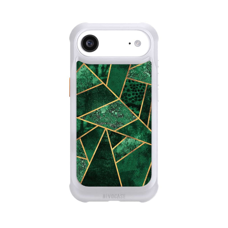 iPhone Air NIVOmax Tief Smaragdgrün Golddruck