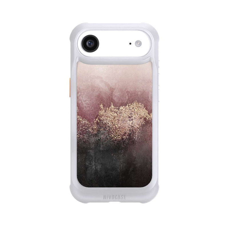 iPhone Air NIVOmax Rosa Himmelsstaub Golddruck