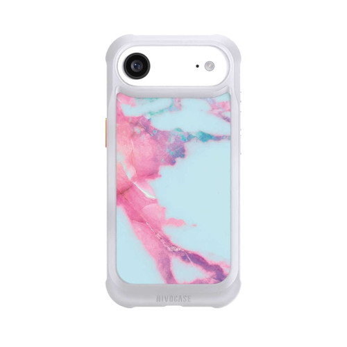 Apple iPhone Air NIVOmax Hellblauer schillernder Adermarmor