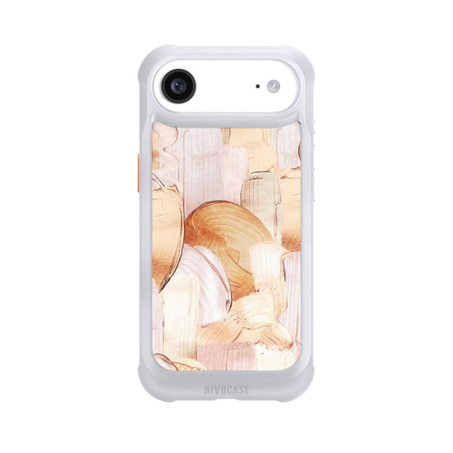 Apple iPhone Air NIVOmax White/Gold Brush Pattern