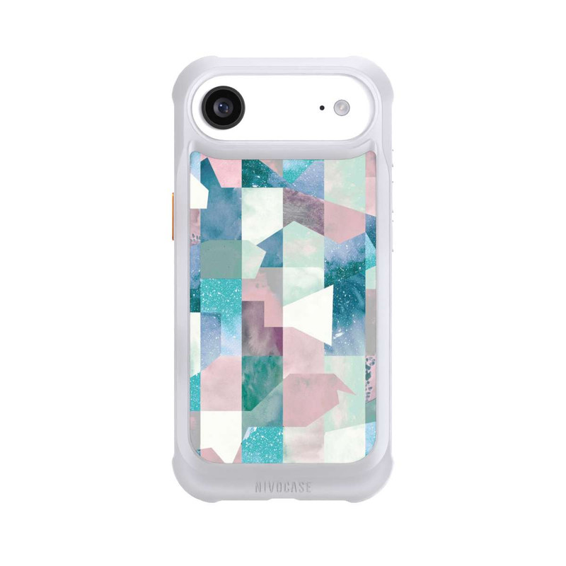 iPhone Air NIVOmax Collage Textur Pastell