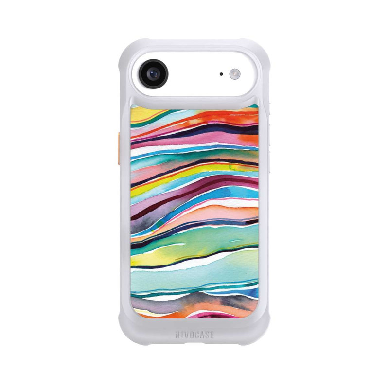 iPhone Air NIVOmax Aquarell Achatschichten
