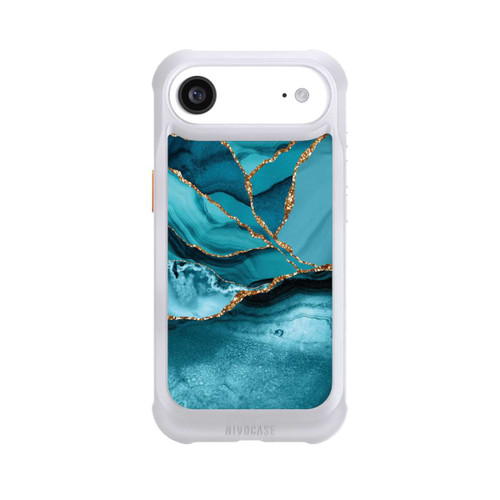 Apple iPhone Air NIVOmax Eisblaue Marmor Landschaft