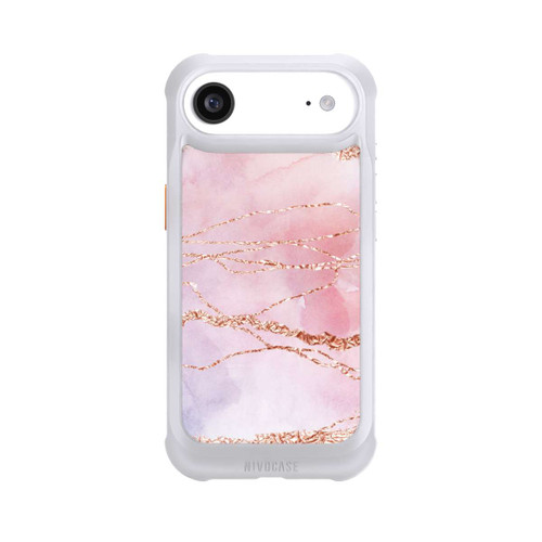 Apple iPhone Air NIVOmax Glitter Look Pink Girly Marmor