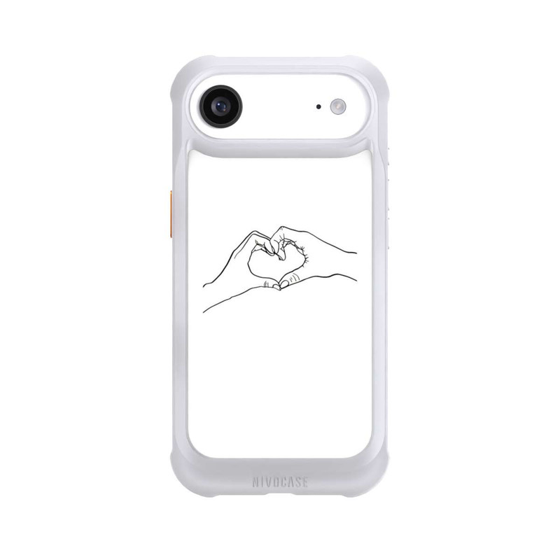 iPhone Air NIVOmax Love Hands Line Art