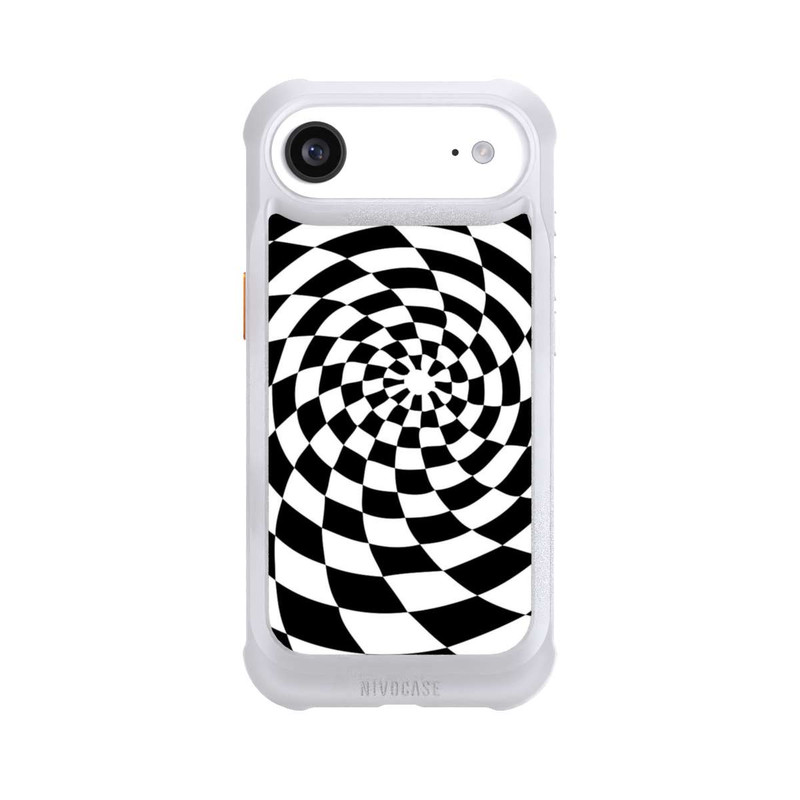 iPhone Air NIVOmax Schwarz-Weiß Illusion
