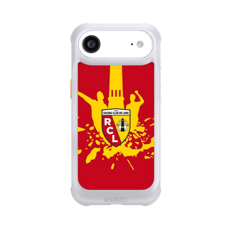 iPhone Air NIVOmax RC Lens Turm Gelb auf Rot