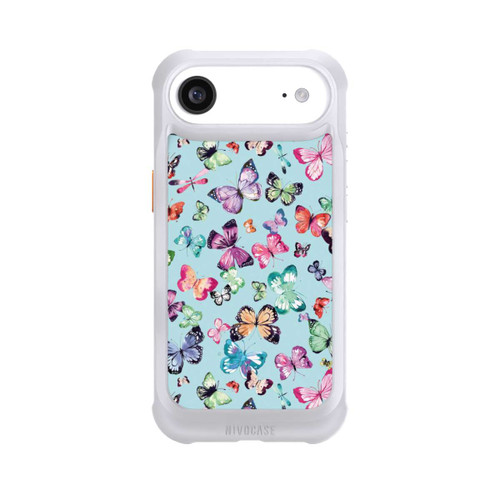 Apple iPhone Air NIVOmax Butterflies Pink Orange Blue