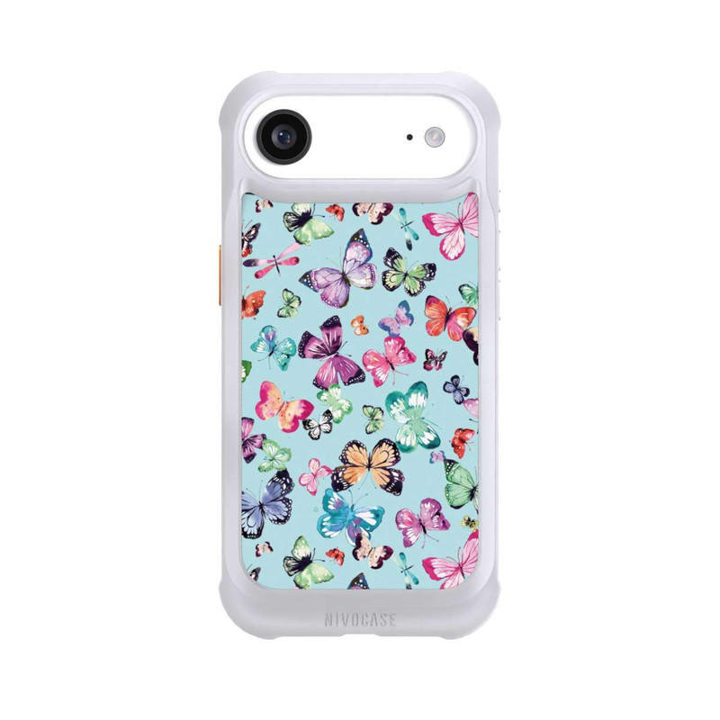 iPhone Air NIVOmax Butterflies Pink Orange Blue