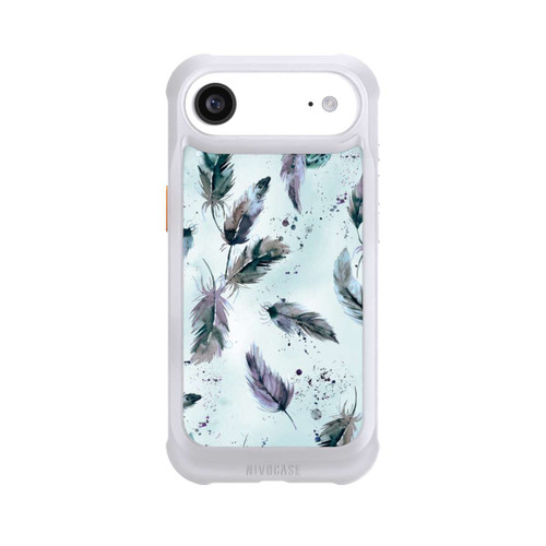 Apple iPhone Air NIVOmax Magische Federn Sanftes Blau