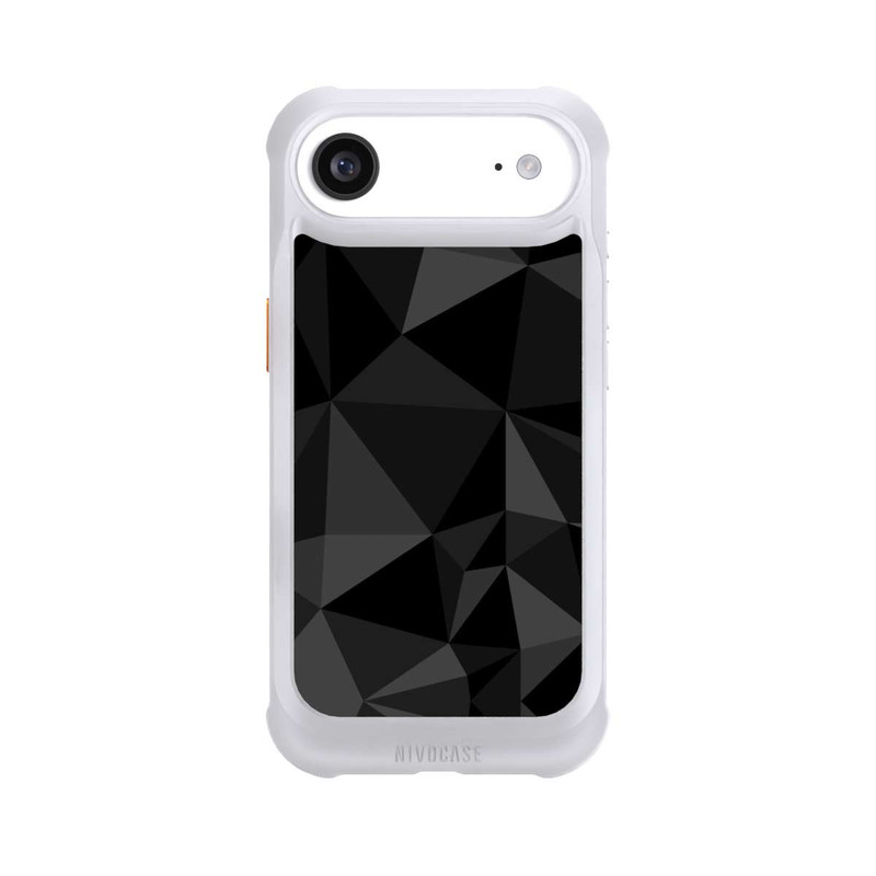 iPhone Air NIVOmax Motif Polygone Noir