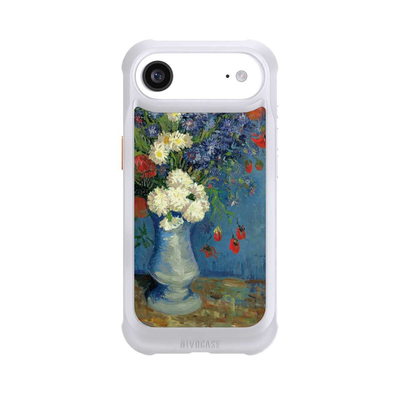 iPhone Air NIVOmax Still Life Vase with Cornflowers and Poppies by Vincent Van Gogh