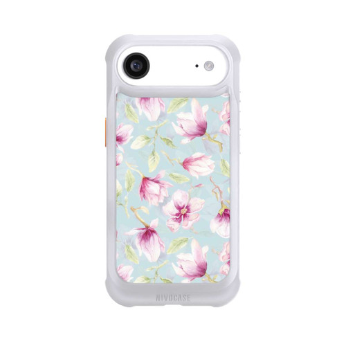 Apple iPhone Air NIVOmax Magnolien auf Blau