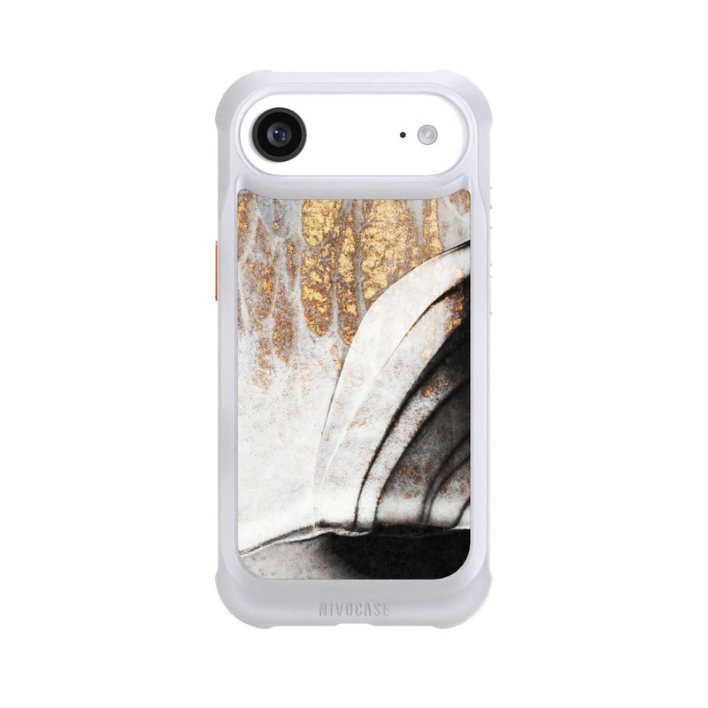 iPhone Air NIVOmax Schwarze und goldene Adern