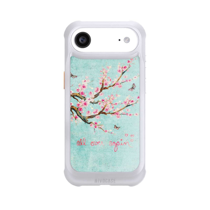 iPhone Air NIVOmax Cherry Blossom Tree Pattern Blue