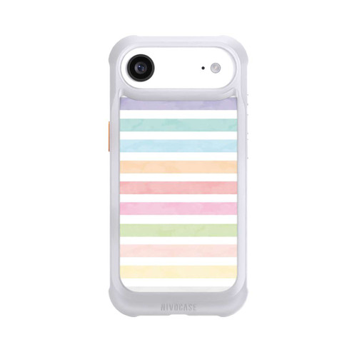 Apple iPhone Air NIVOmax Regenbogenfarbene Streifen