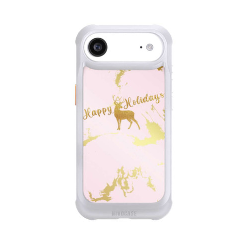 Apple iPhone Air NIVOmax Happy Holidays Reindeer Gold