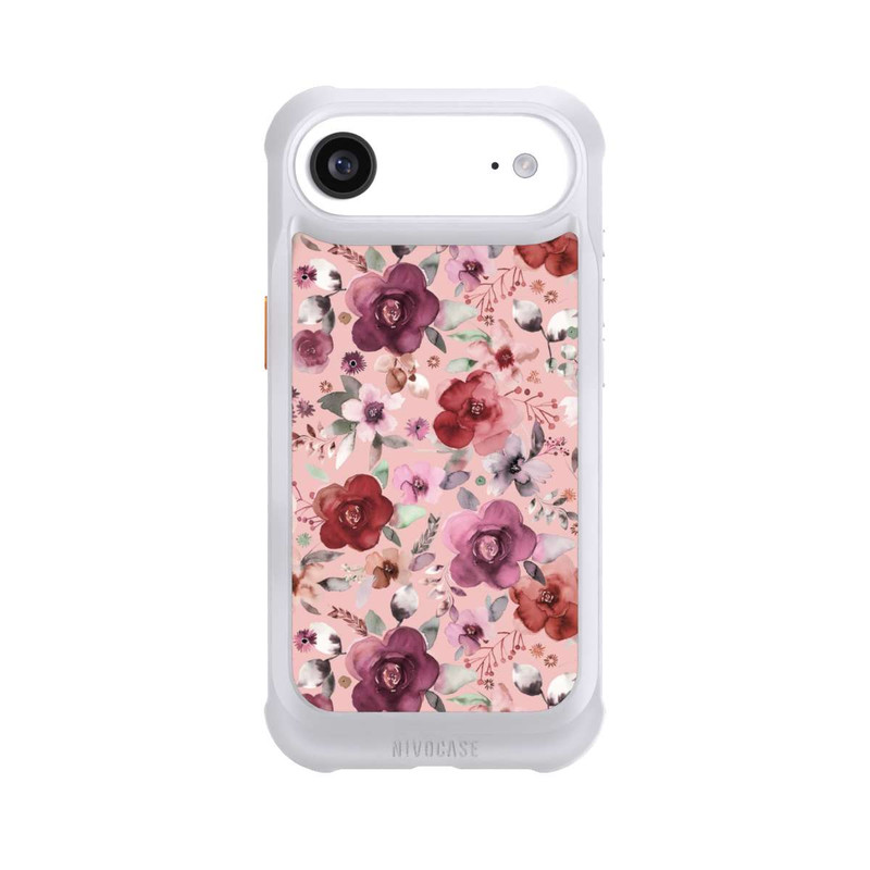iPhone Air NIVOmax Üppiger romantischer Blumenstrauß rosa