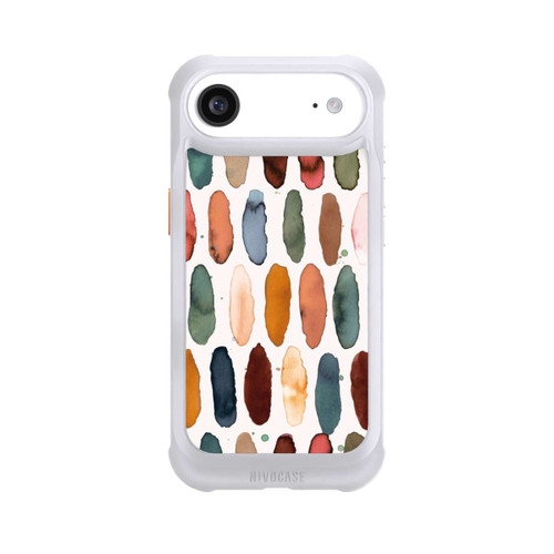 Apple iPhone Air NIVOmax Aquarellstriche aus mineralischem Terrakotta