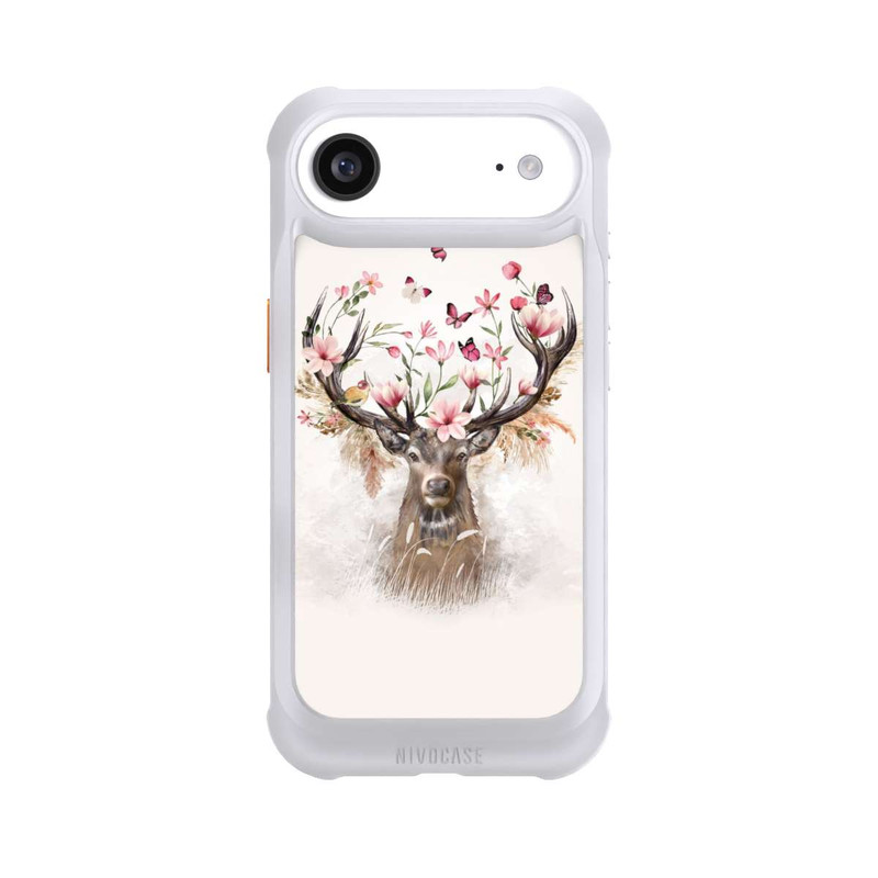 iPhone Air NIVOmax Hirsch Blumen Geweih