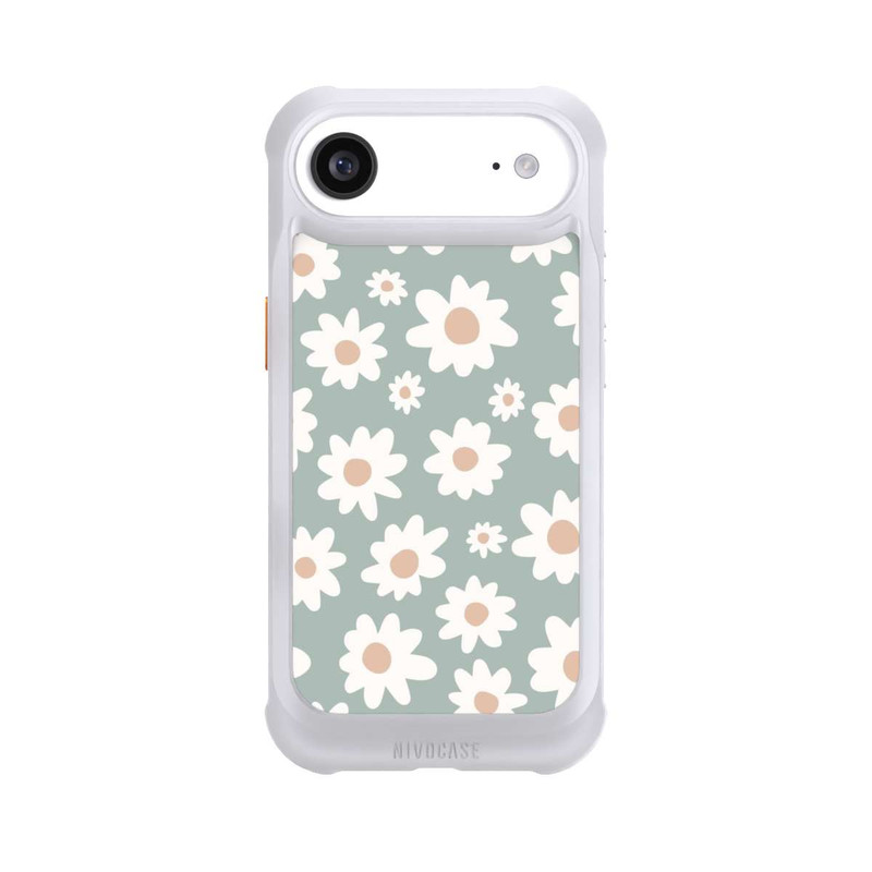 iPhone Air NIVOmax Marguerites Pattern Vert