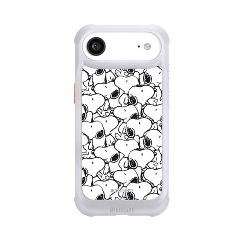 Apple iPhone Air NIVOmax Snoopy Muster Schwarz und Weiß