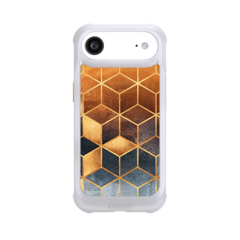 iPhone Air NIVOmax Würfel goldener Farbverlauf