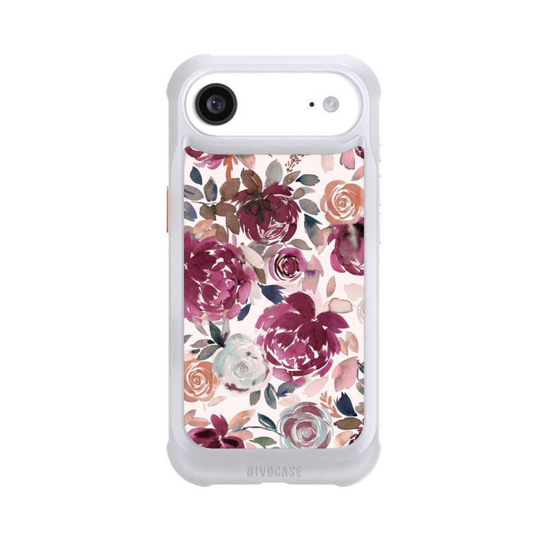 iPhone Air NIVOmax Herbstpfingstrosen und Rosen in Rosa