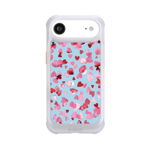 Apple iPhone Air NIVOmax Valentinstagsherzen in rosa blau