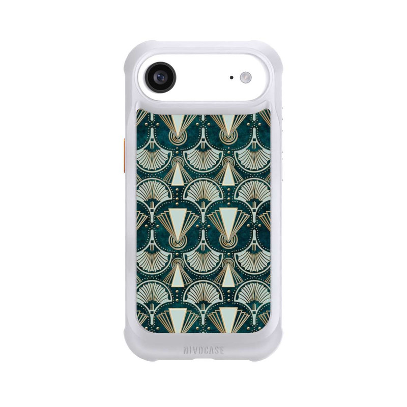 iPhone Air NIVOmax Art Deco Green Pattern